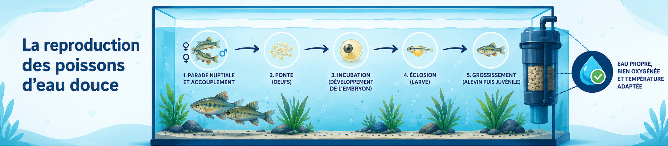 Reproduction des poissons d'eau douce