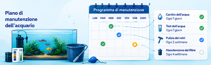 Pianificazione della Manutenzione dell'Acquario