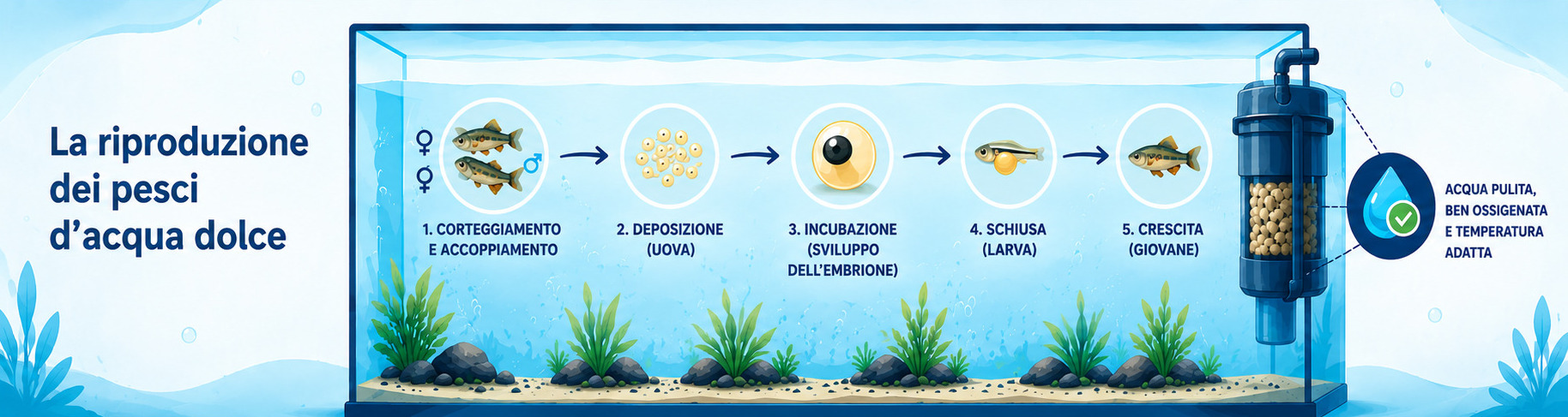 Riproduzione dei Pesci d'Acqua Dolce