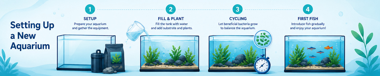 Een nieuw aquarium opstarten