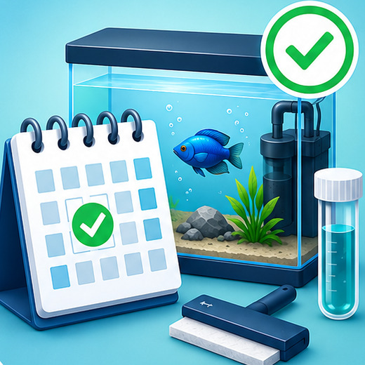 Planning entretien aquarium