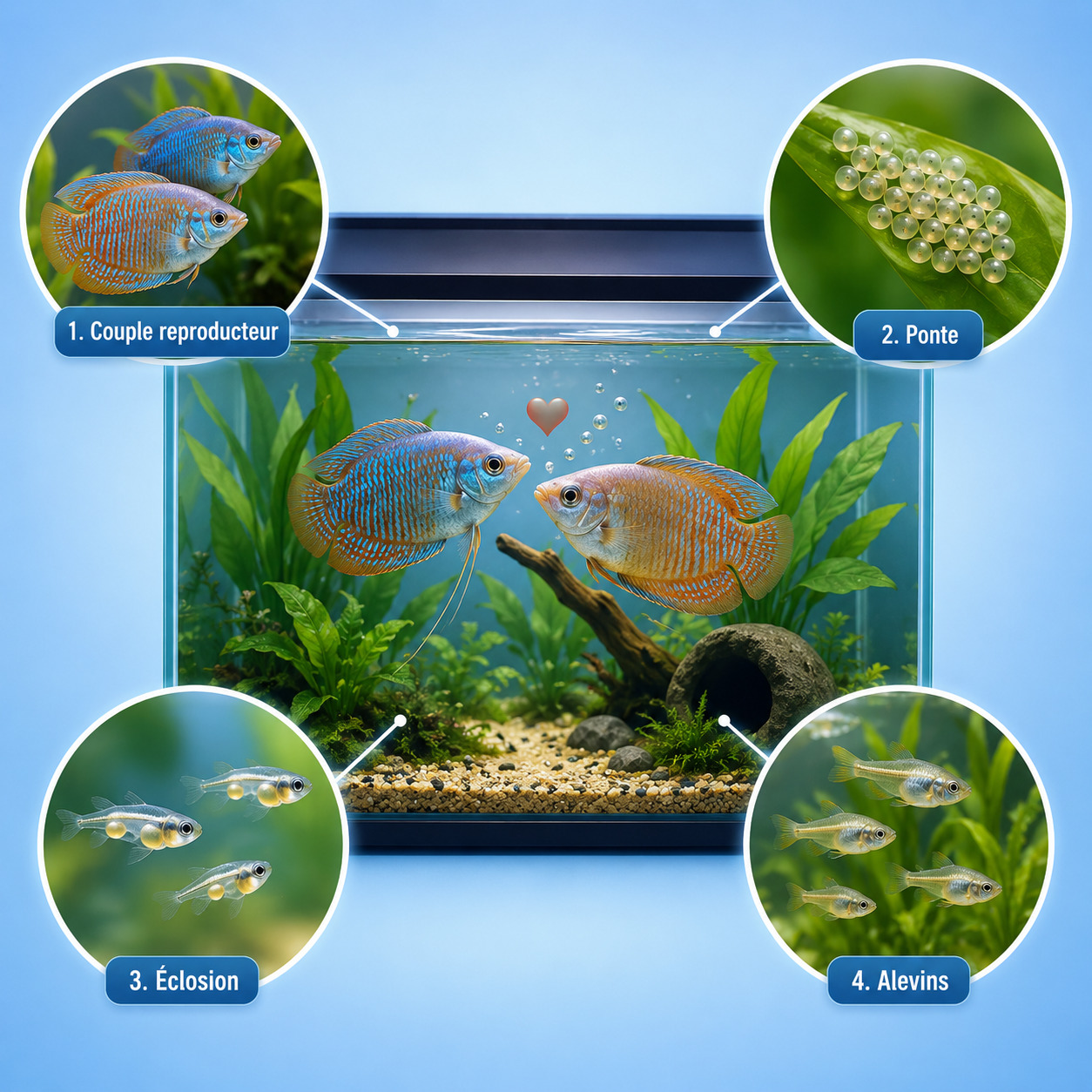 Reproduction des poissons d'eau douce